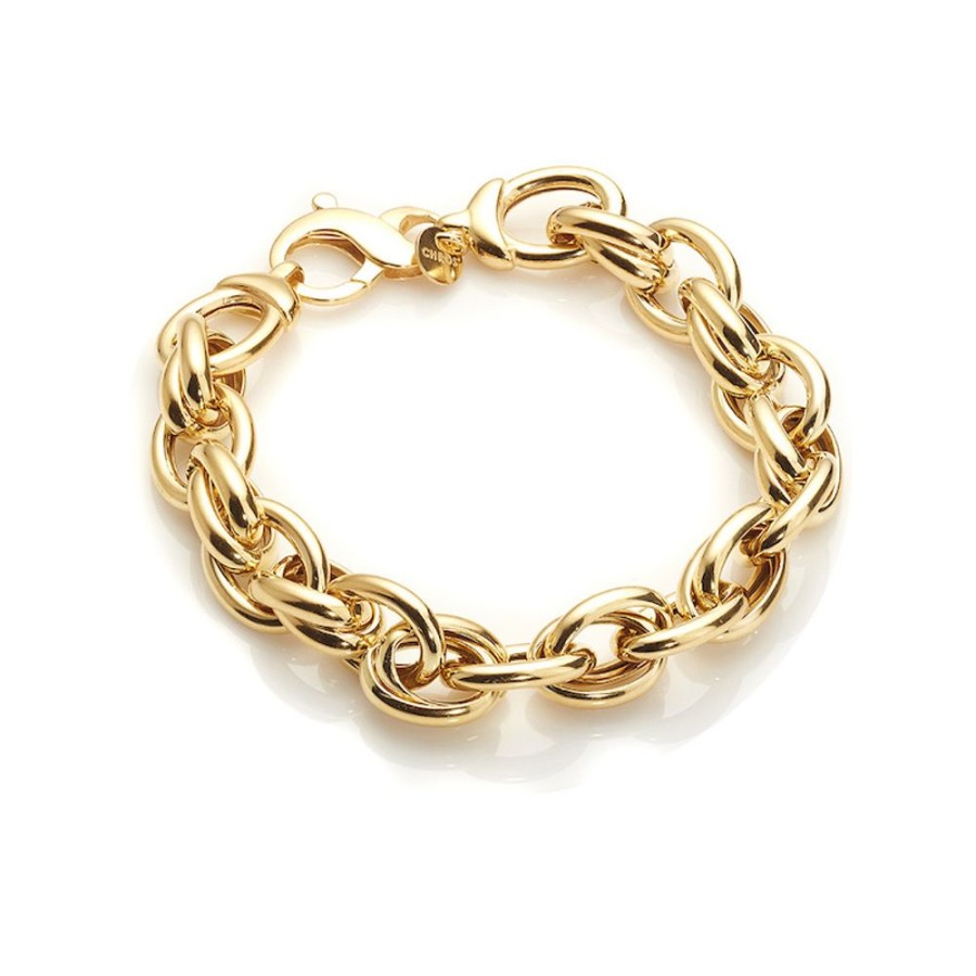 Prag - Armband I 18 Karat Guld Forgyllt Silver 18,5 Cm | CHROS Online