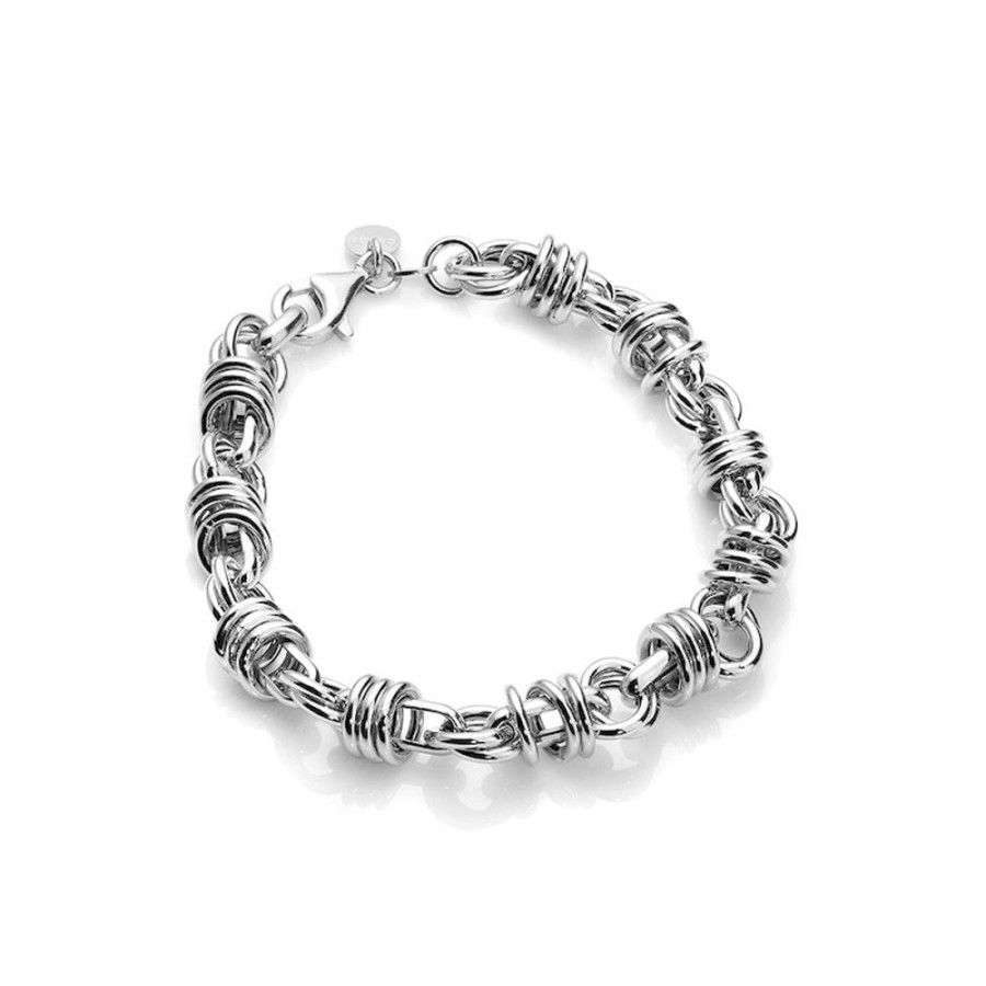 Rollo - Armband I Rhodierat Silver 19 Cm | CHROS Hot