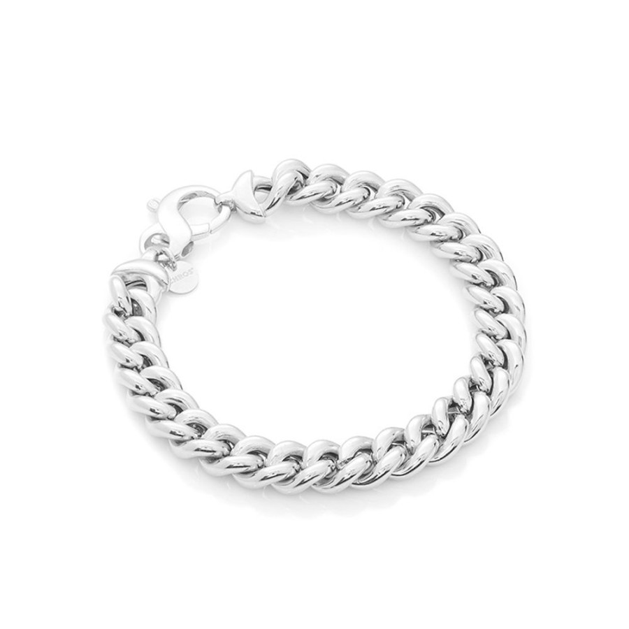 Classic - Armband Klassisk Design I Rhodierat Silver 19 Cm | CHROS Online