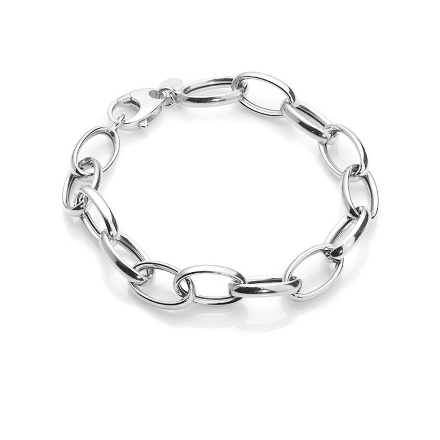 Common - Armband Klassisk Modell I Rhodierat Silver 18 Cm | CHROS Hot