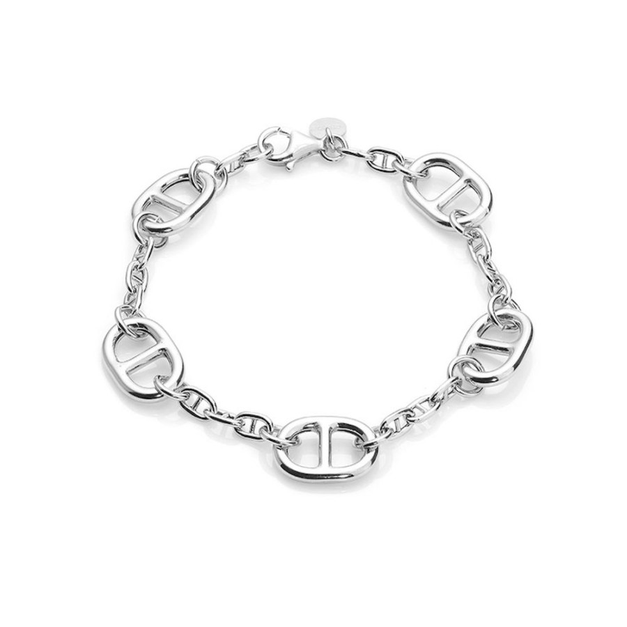 Felicia - Armband Klassisk Modell I Rhodierat Silver 18 Cm | CHROS Clearance