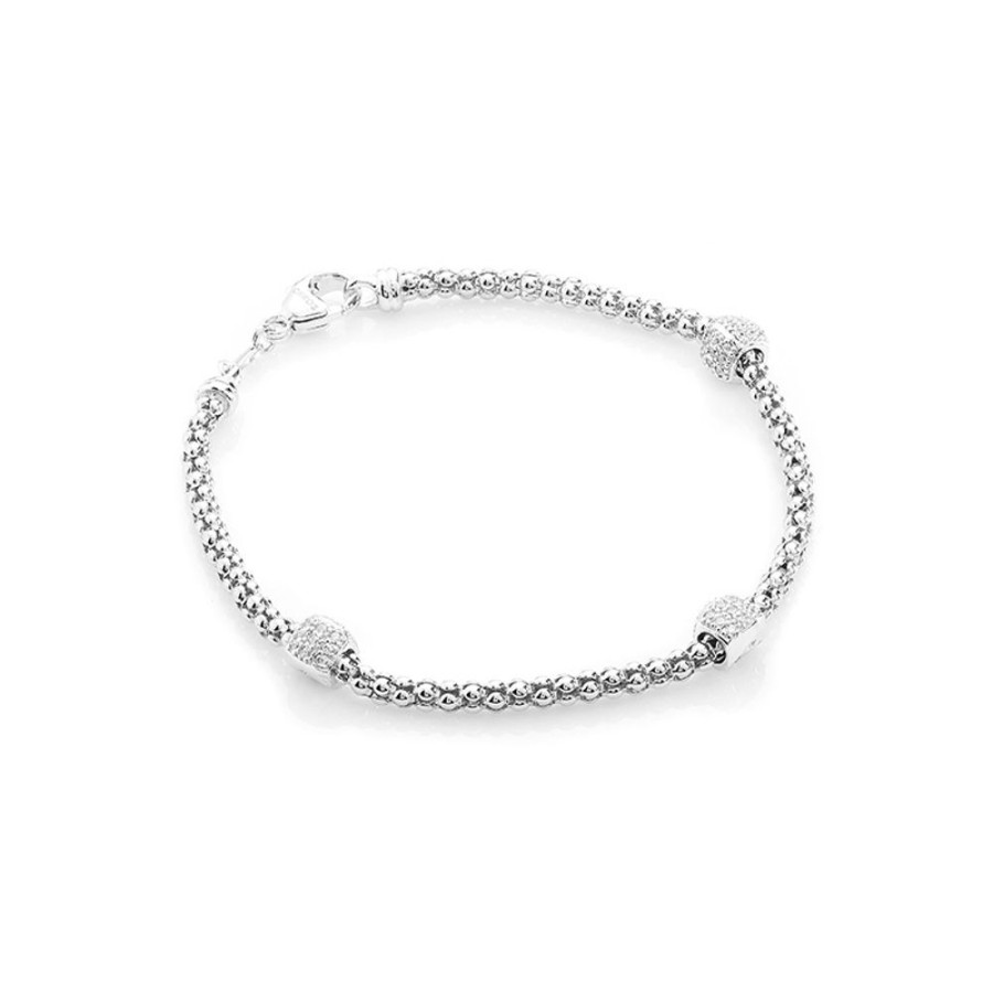 Nova - Armband I Rhodierat Silver Med Zirkonia Stenar | CHROS Wholesale