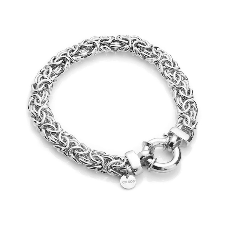 Empress - Armband Klassisk Modell I Rhodierat Silver 19 Cm | CHROS Online