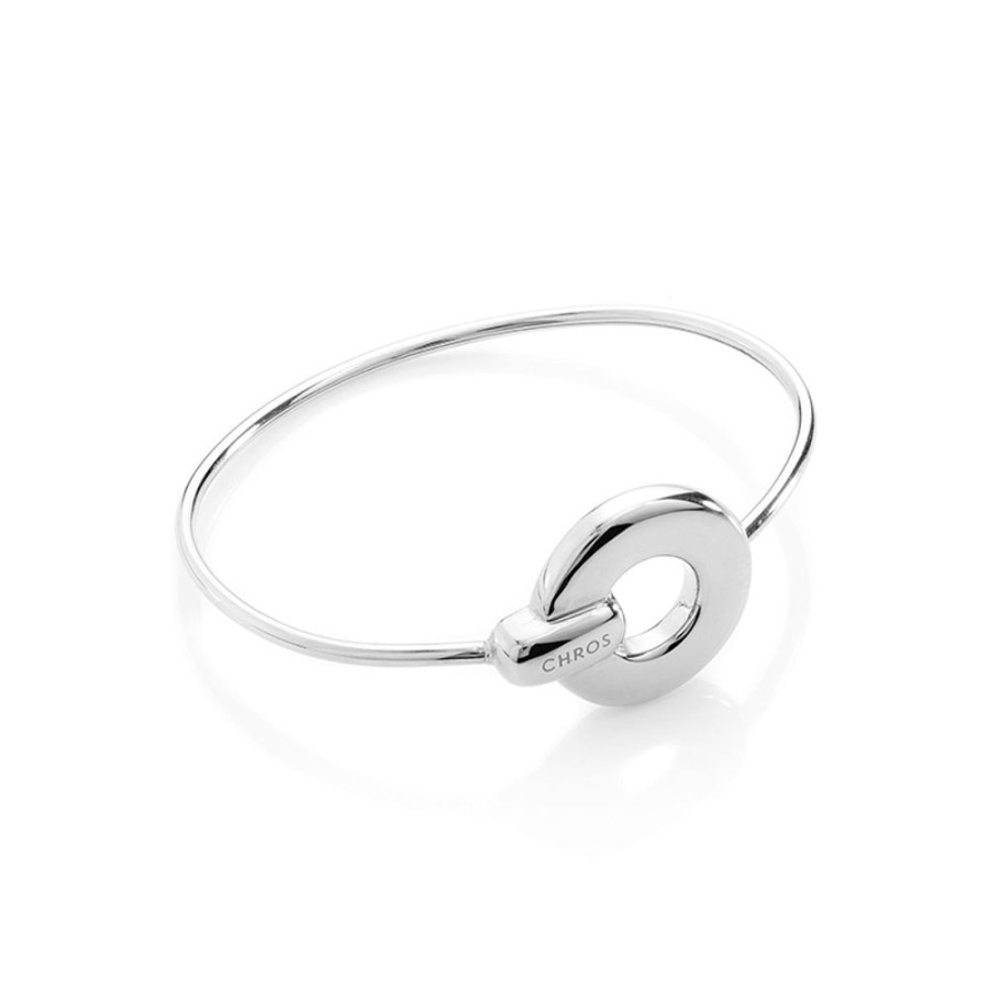 Luna Bangle - Armband I Rhodierat Silver One Size | CHROS Clearance