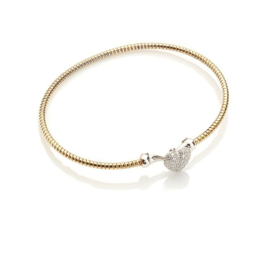 Bound By Love - Armband I 18 Karat Guld Forgyllt Silver Med Zirkonia Stenar One Size | CHROS Best