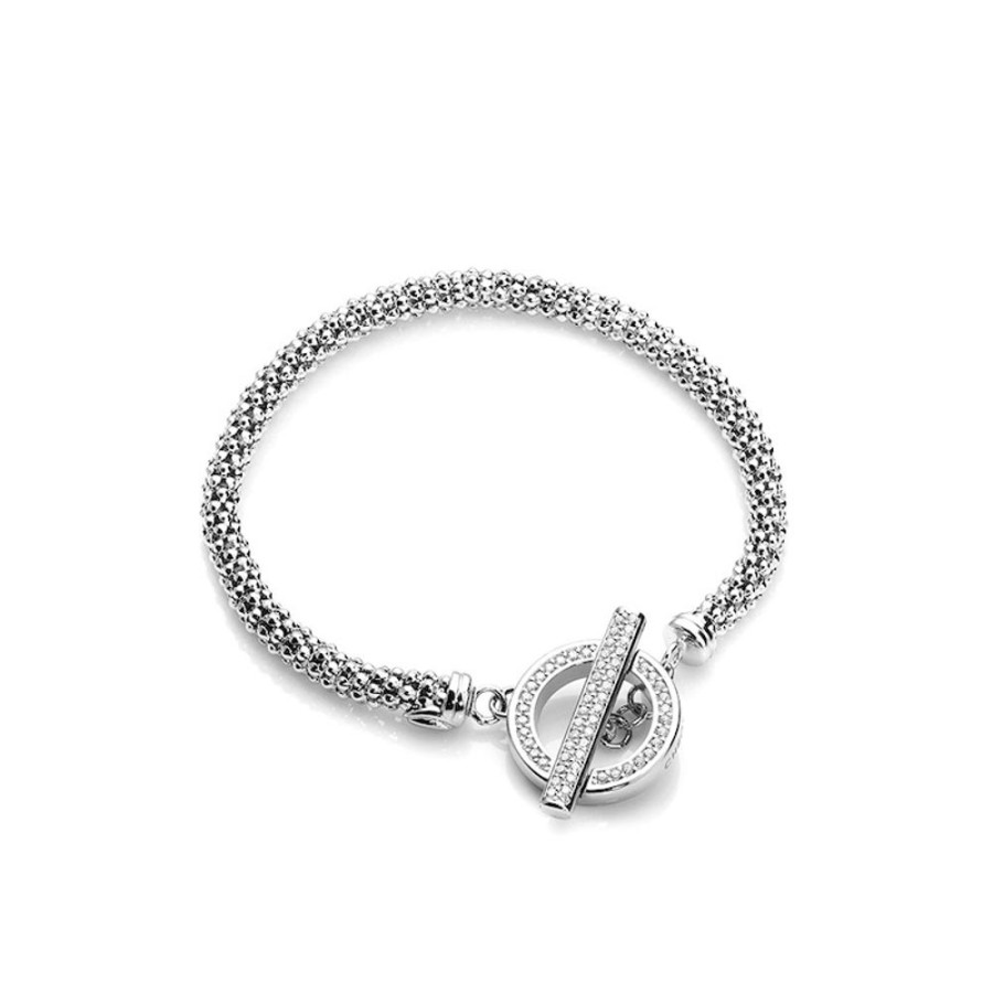 Orskov - Armband I Rhodierat Silver Med Zirkonia Stenar 19 Cm | CHROS Best