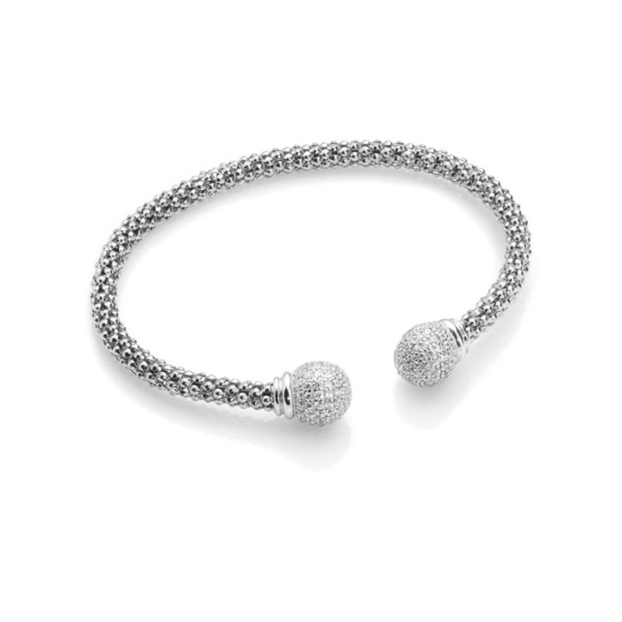 Chantal Bangle - Armband I Silver Med Zirkonia Stenar One Size | CHROS Wholesale