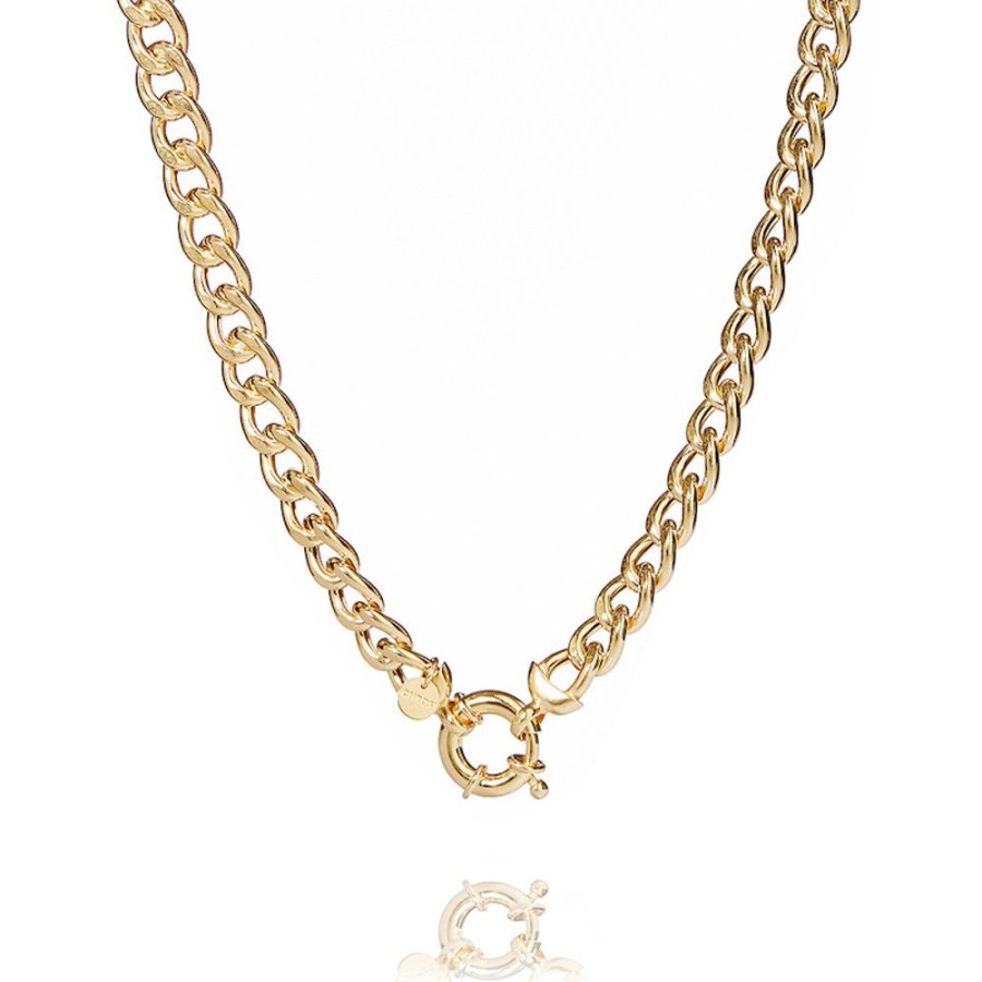 Sparse Classic - Halsband I Klassisk Design I 18 Karat Guld Forgyllt Silver 50 Cm | CHROS Online